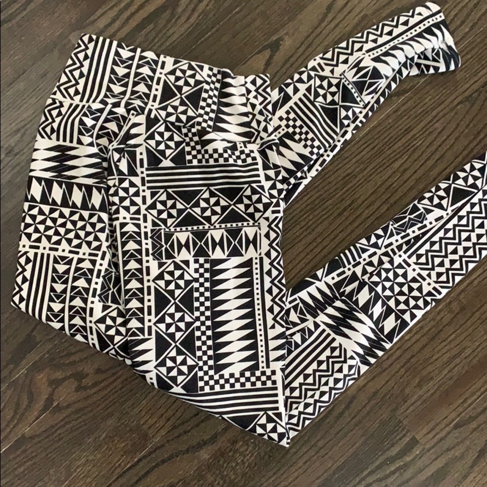 High rise cotton leggings